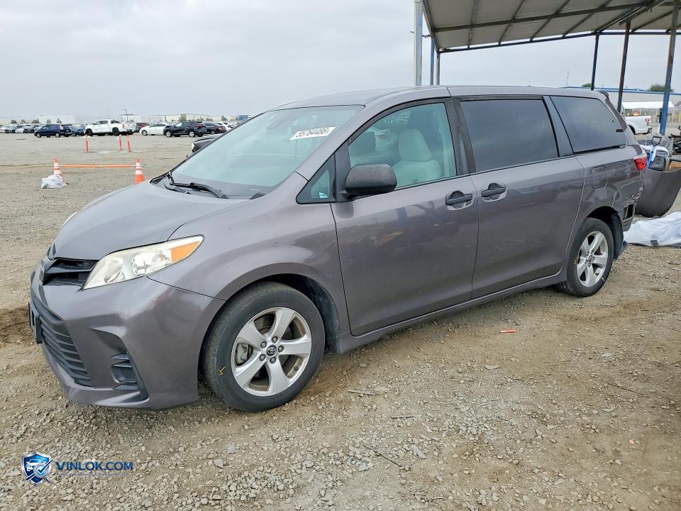 2019 TOYOTA SIENNA L 7-PASSENGER – Lot 55764486 auction photo