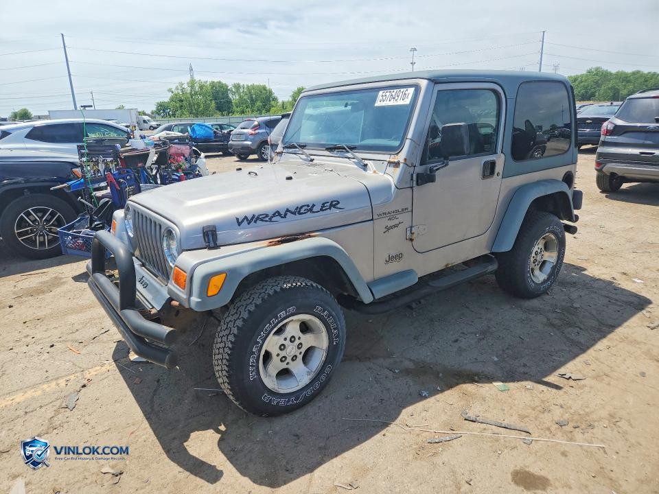 2000 JEEP WRANGLER / TJ SPORT – Lot 55764916 auction photo