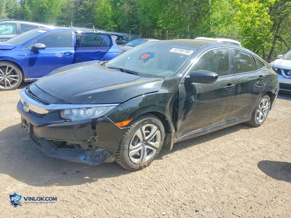 2017 HONDA CIVIC LX – Lot 55768786 auction photo