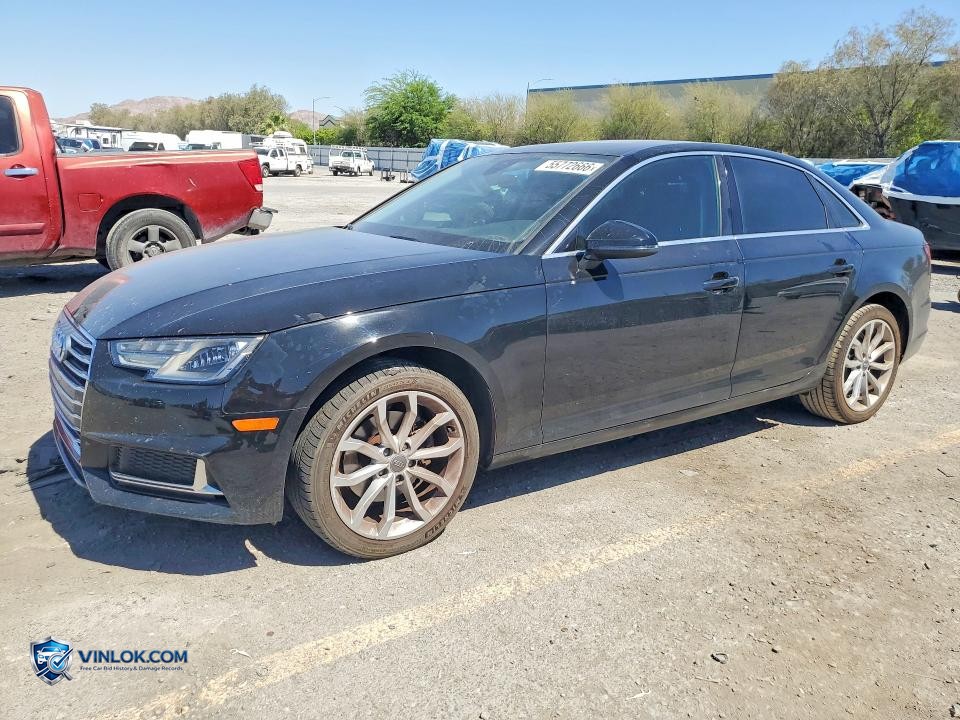 2019 AUDI A4 PREMIUM – Lot 55772666 auction photo