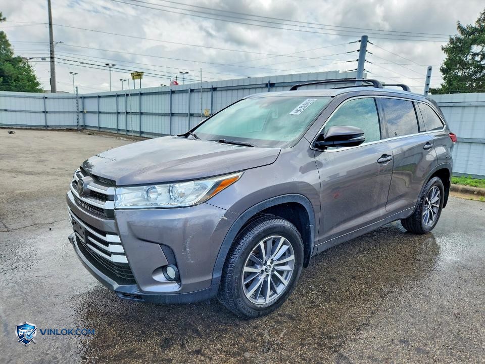2018 TOYOTA HIGHLANDER XLE – Lot 55781226 auction photo
