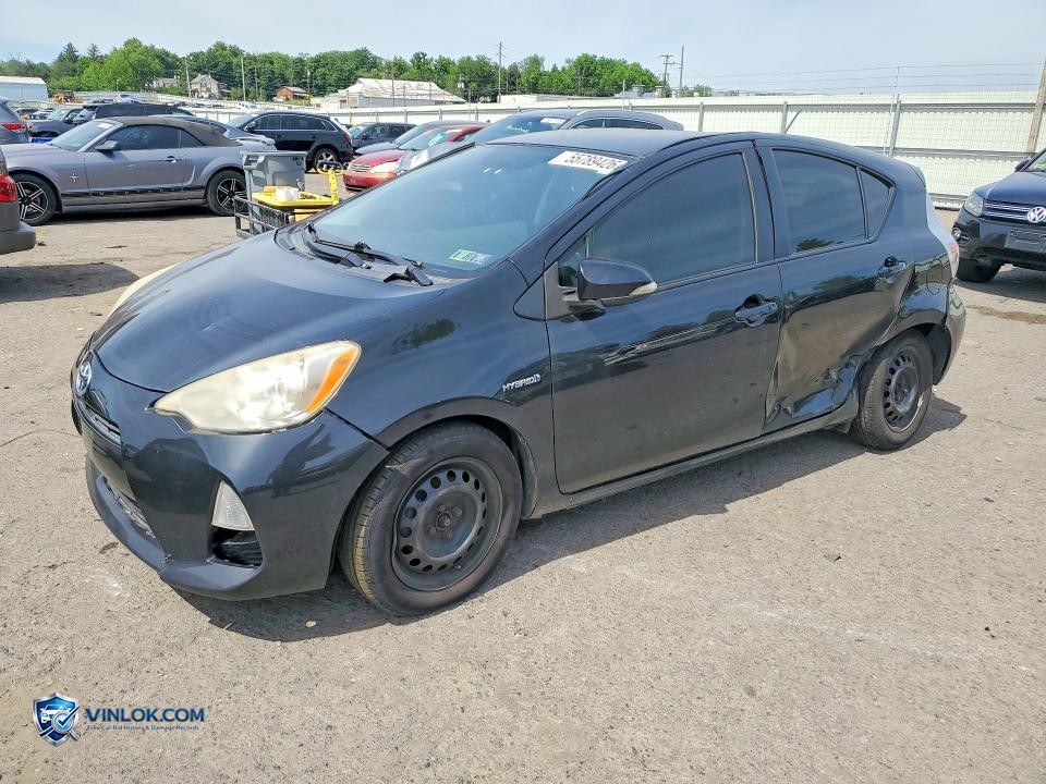 2012 TOYOTA PRIUS C ONE – Lot 55789426 auction photo