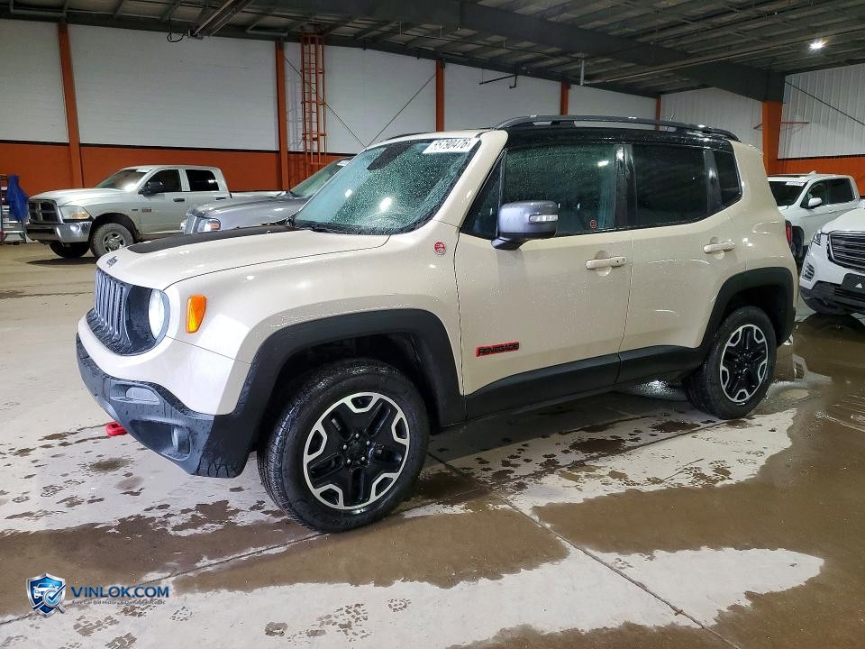 2015 JEEP RENEGADE TRAILHAWK – Lot 55790476 auction photo