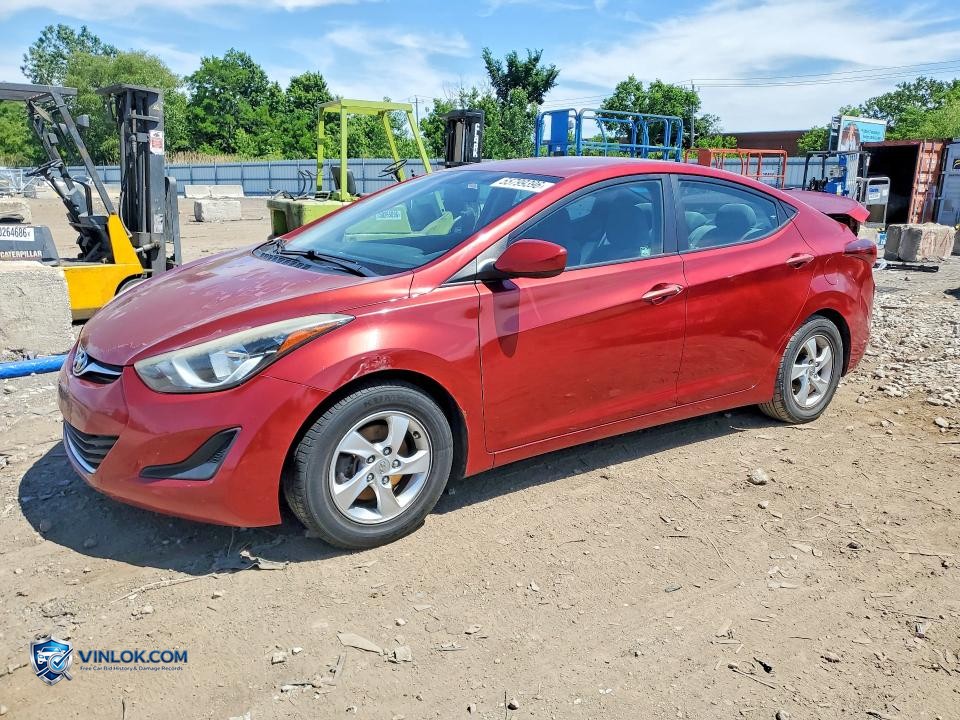 2014 HYUNDAI ELANTRA SE – Lot 55799396 auction photo