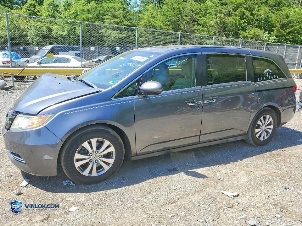 2014 HONDA ODYSSEY EXL – Lot 55804996 auction photo