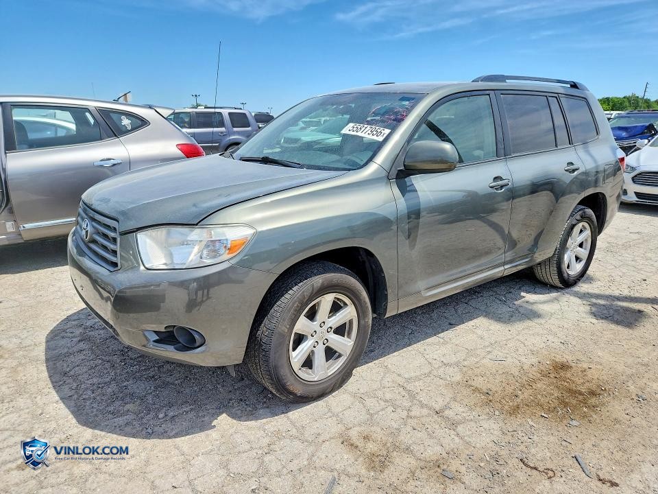 2010 TOYOTA HIGHLANDER BASE – Lot 55817956 auction photo