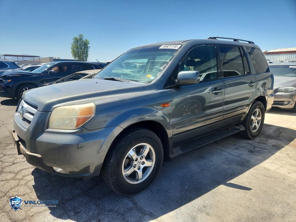 2008 HONDA PILOT EXL – Lot 55821776 auction photo