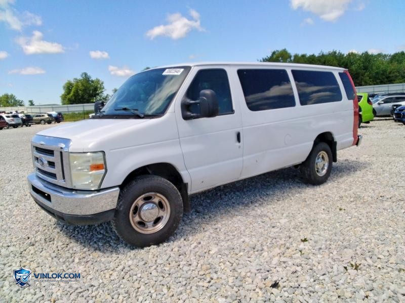 2009 FORD ECONOLINE E350 SUPER DUTY WAGON – Lot 55823946 auction photo