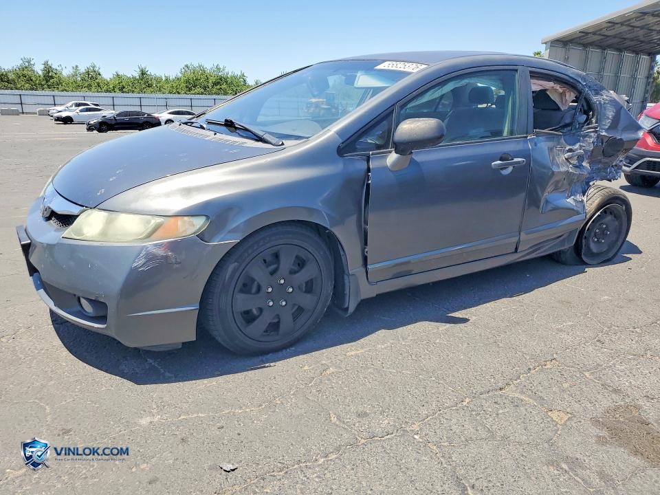 2009 HONDA CIVIC LX – Lot 55825376 auction photo
