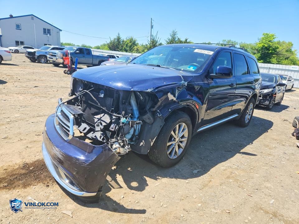 2016 DODGE DURANGO SXT – Lot 55825746 auction photo