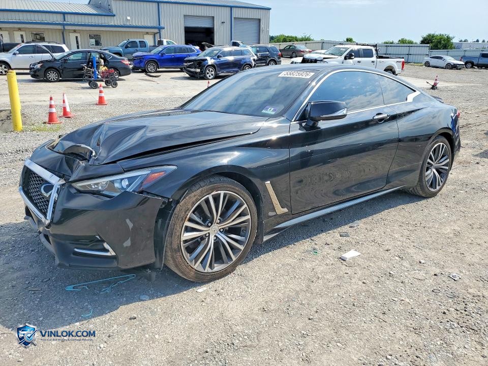 2019 INFINITI Q60 3.0T LUXE – Lot 55825926 auction photo