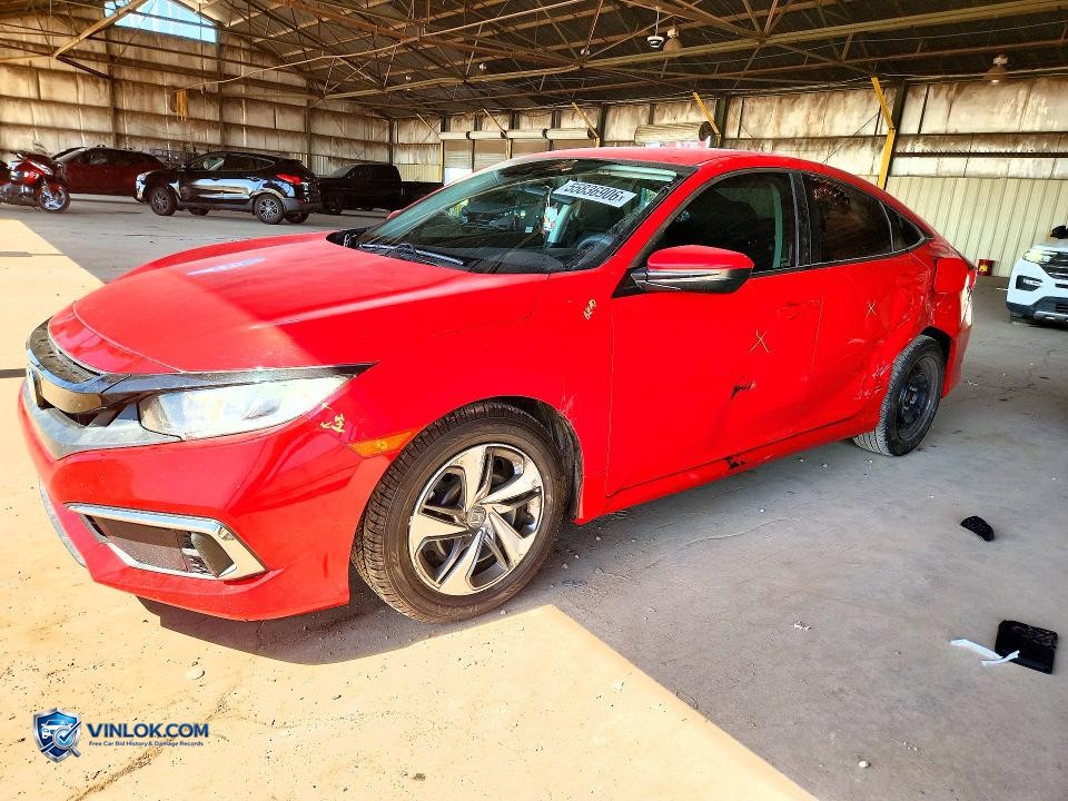 2020 HONDA CIVIC LX – Lot 55836906 auction photo