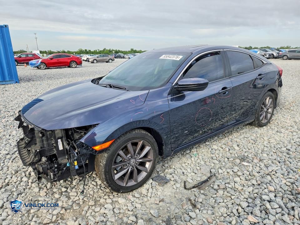2021 HONDA CIVIC EX – Lot 55842376 auction photo