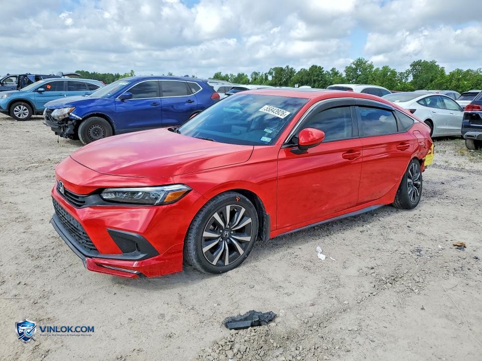2022 HONDA CIVIC HATCHBACK – Lot 55843926 auction photo