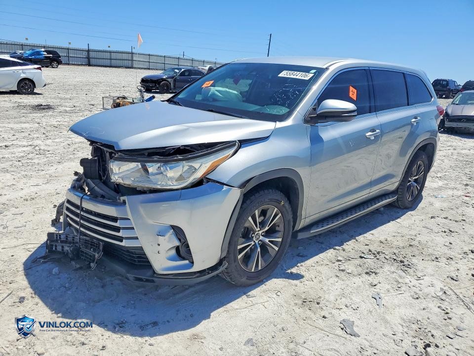 2018 TOYOTA HIGHLANDER LE – Lot 55844106 auction photo