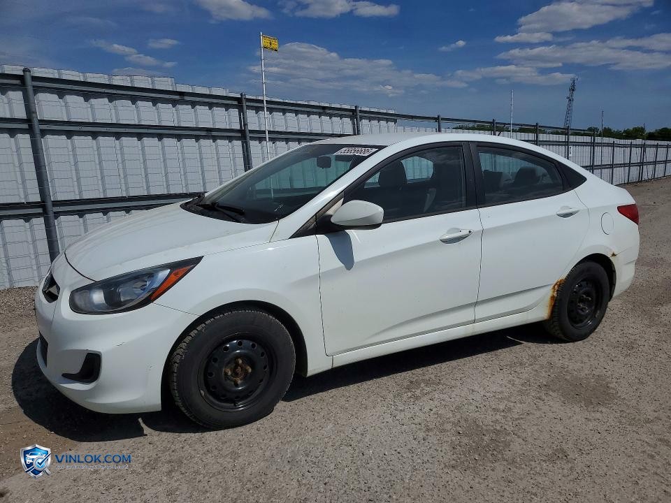 2013 HYUNDAI ACCENT GLS – Lot 55856686 auction photo
