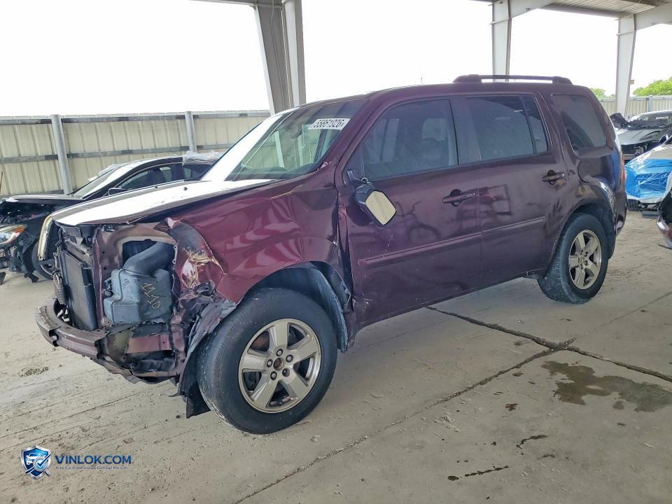 2010 HONDA PILOT EXL – Lot 55861926 auction photo