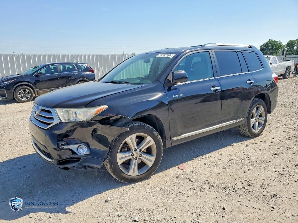 2013 TOYOTA HIGHLANDER LIMITED – Lot 55863596 auction photo