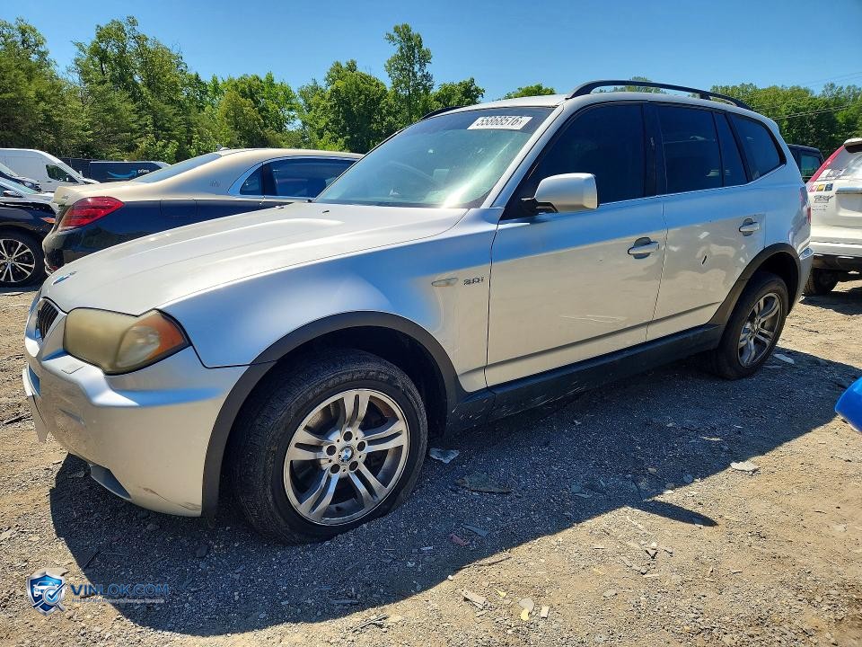 2006 BMW X3 3.0I – Lot 55868516 auction photo