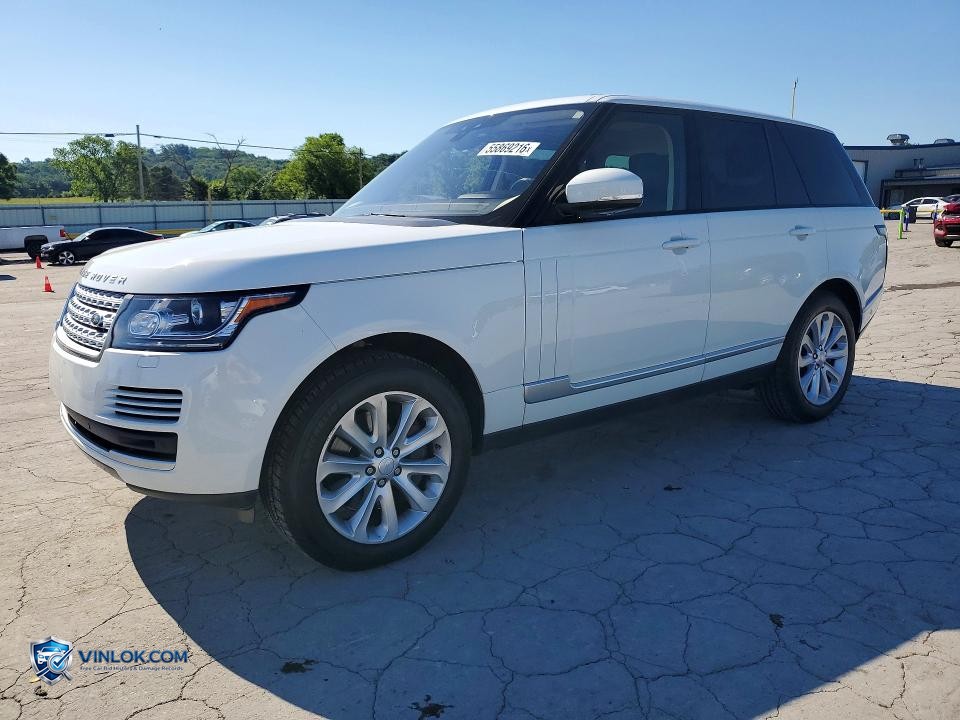 2017 LAND ROVER RANGE ROVER HSE – Lot 55869216 auction photo