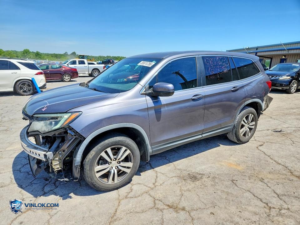2018 HONDA PILOT EX – Lot 55874786 auction photo
