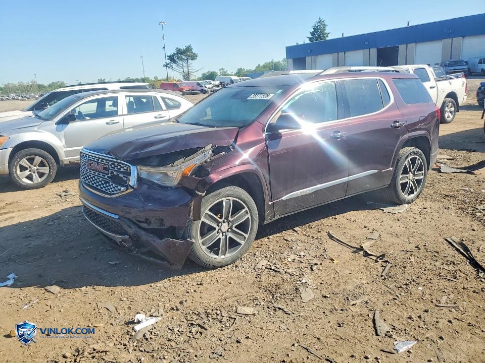 2018 GMC ACADIA DENALI – Lot 55879506 auction photo