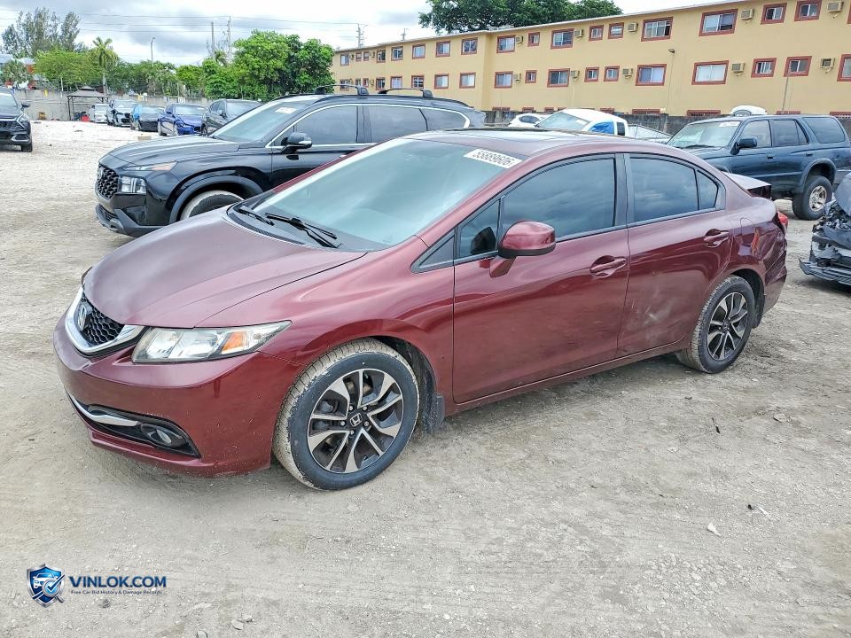 2013 HONDA CIVIC EXL – Lot 55889606 auction photo