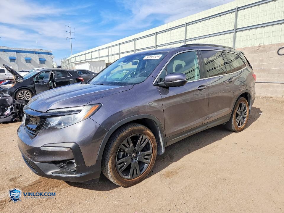 2021 HONDA PILOT SE – Lot 55899226 auction photo