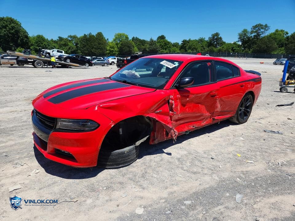 2018 DODGE CHARGER R – Lot 55904846 auction photo