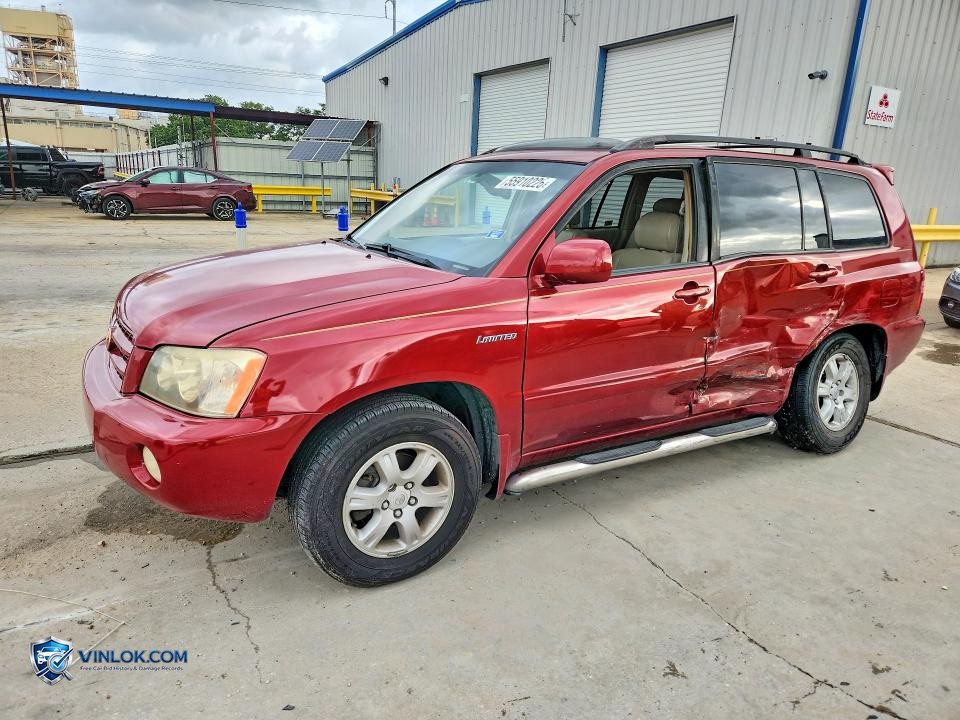 2001 TOYOTA HIGHLANDER BASE – Lot 55910226 auction photo