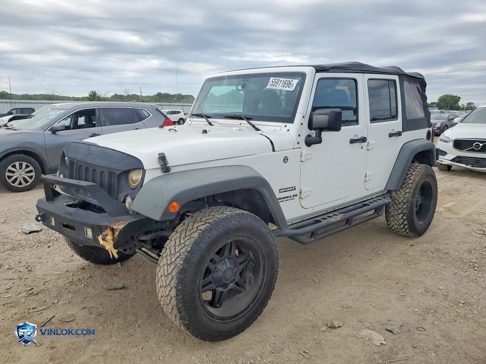 2016 JEEP WRANGLER UNLIMITED SPORT – Lot 55911696 auction photo