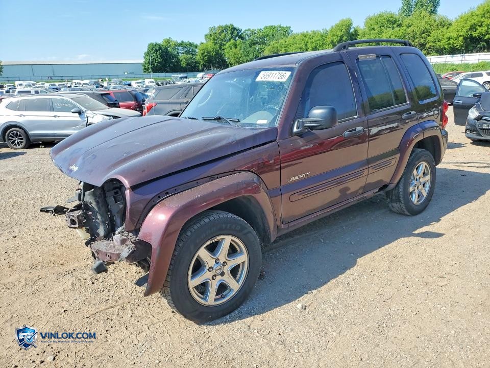 2004 JEEP LIBERTY LIMITED – Lot 55911756 auction photo