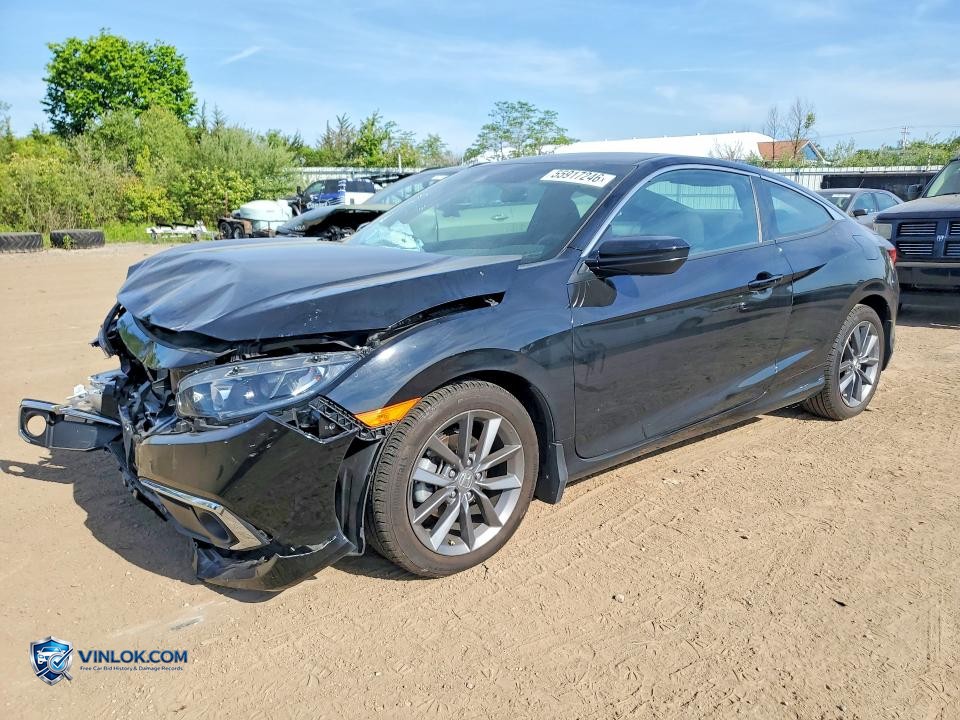 2019 HONDA CIVIC EX – Lot 55917246 auction photo