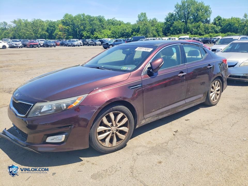 2014 KIA OPTIMA EX – Lot 55917456 auction photo