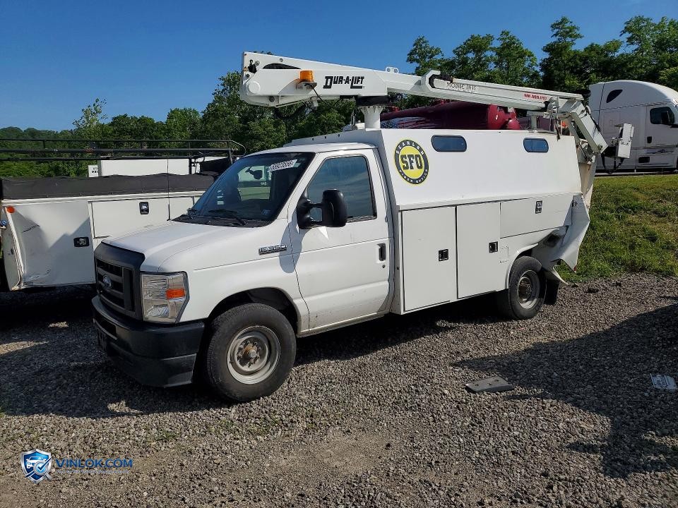 2024 FORD E350 VAN WITH BUCKET LIFT – Lot 55923556 auction photo