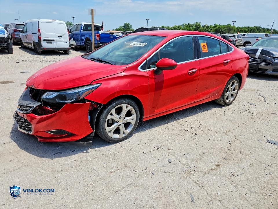 2017 CHEVROLET CRUZE PREMIER – Lot 55924406 auction photo
