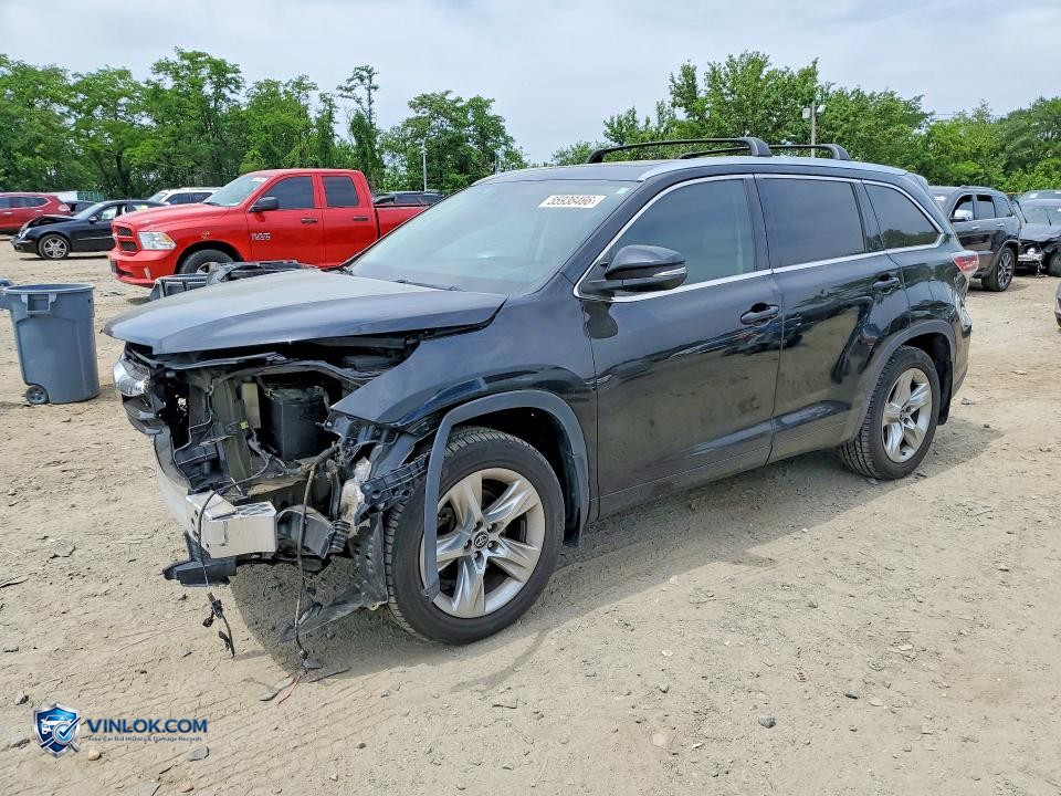 2016 TOYOTA HIGHLANDER LIMITED PLATINUM – Lot 55938466 auction photo