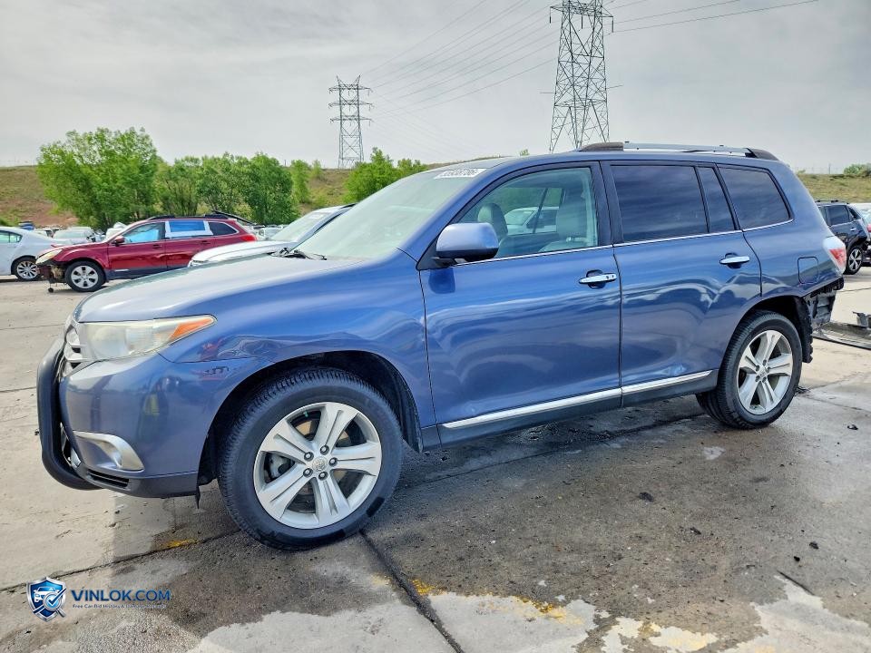 2013 TOYOTA HIGHLANDER LIMITED – Lot 55938786 auction photo