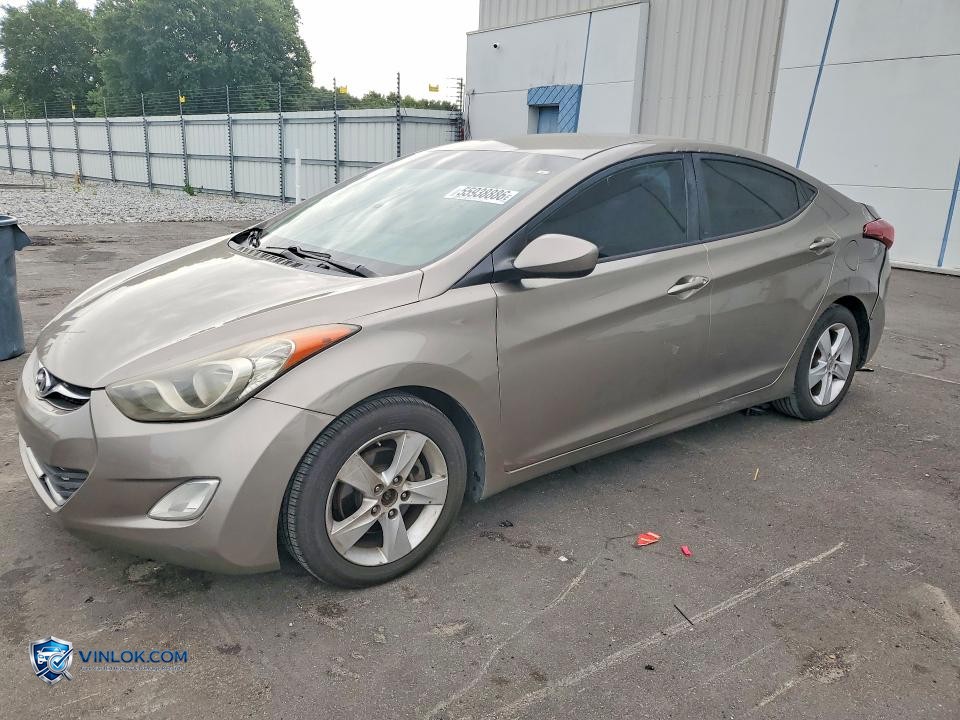 2013 HYUNDAI ELANTRA GLS – Lot 55938886 auction photo
