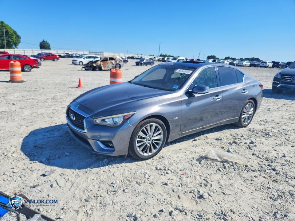 2018 INFINITI Q50 3.0T LUXE – Lot 55940946 auction photo