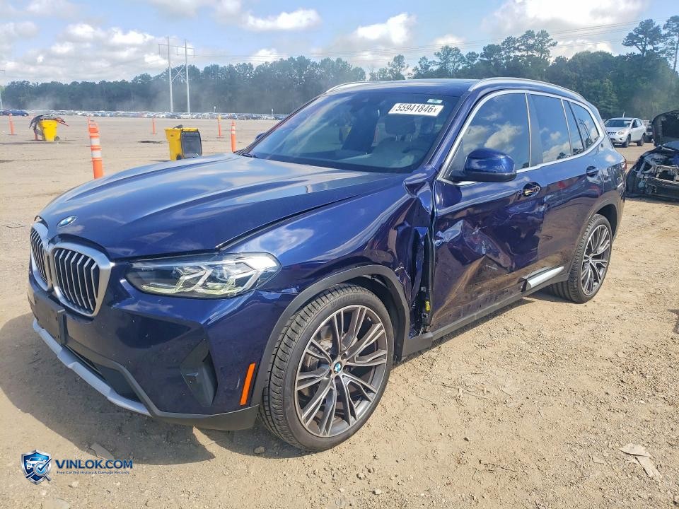 2023 BMW X3 SDRIVE30I – Lot 55941846 auction photo