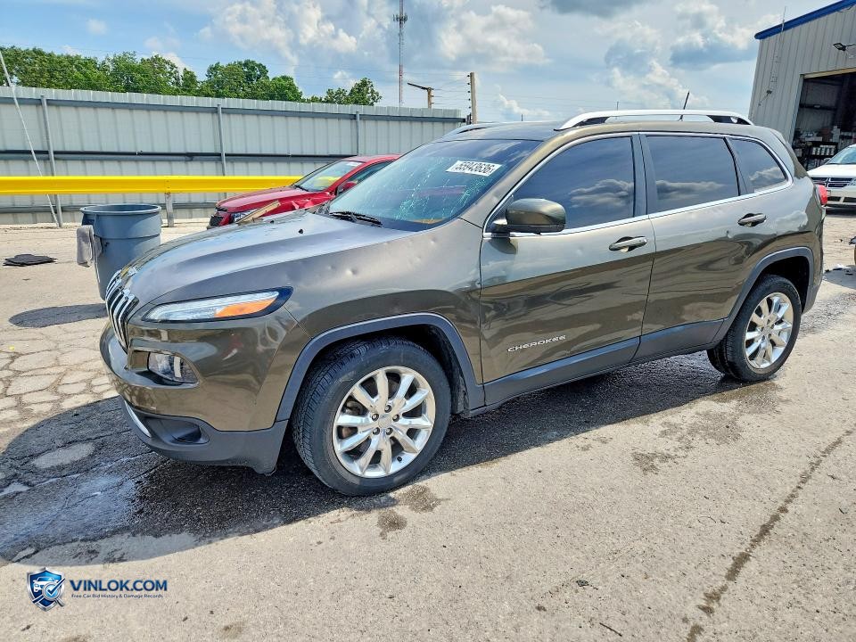 2016 JEEP CHEROKEE LIMITED – Lot 55943636 auction photo