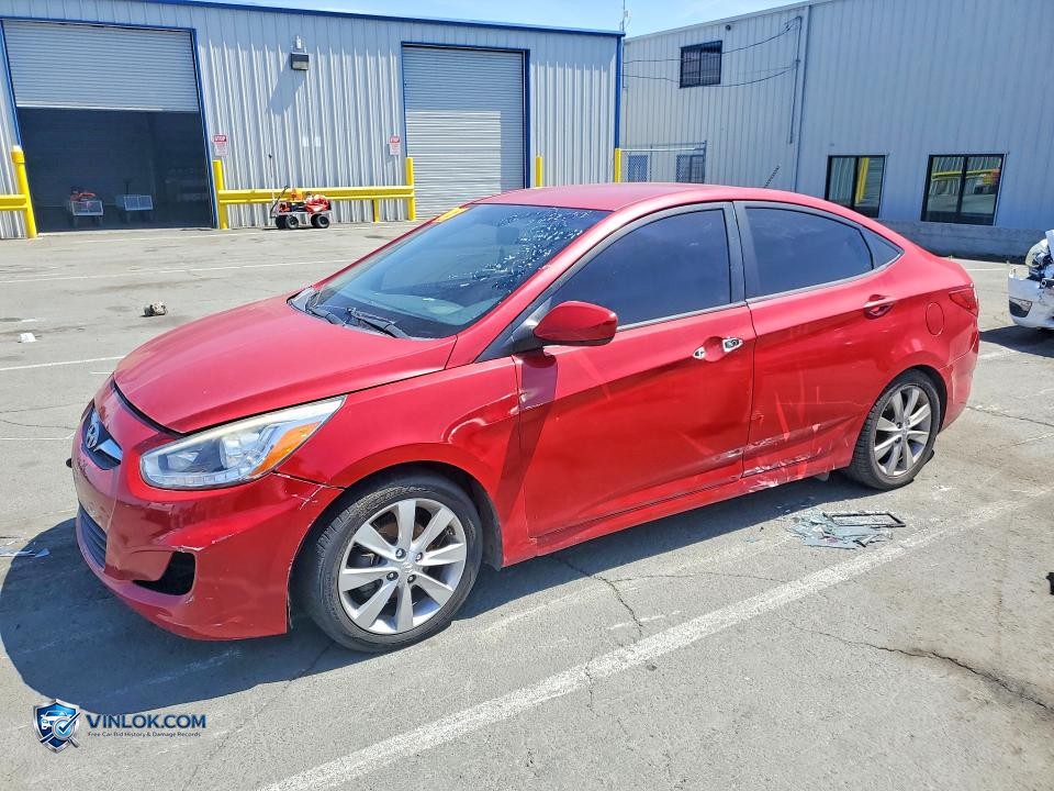 2014 HYUNDAI ACCENT GLS – Lot 55944736 auction photo