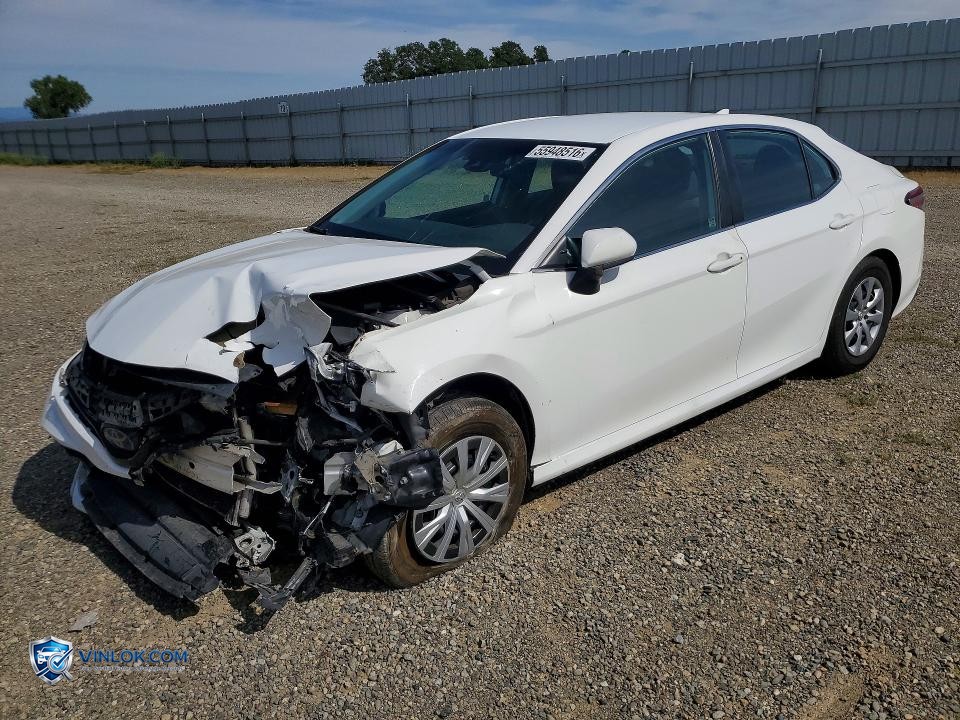 2019 TOYOTA CAMRY LE – Lot 55948516 auction photo