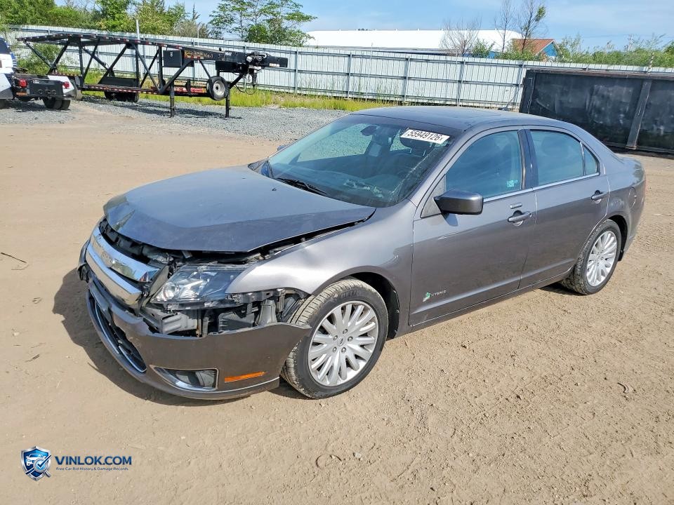 2012 FORD FUSION HYBRID – Lot 55949126 auction photo