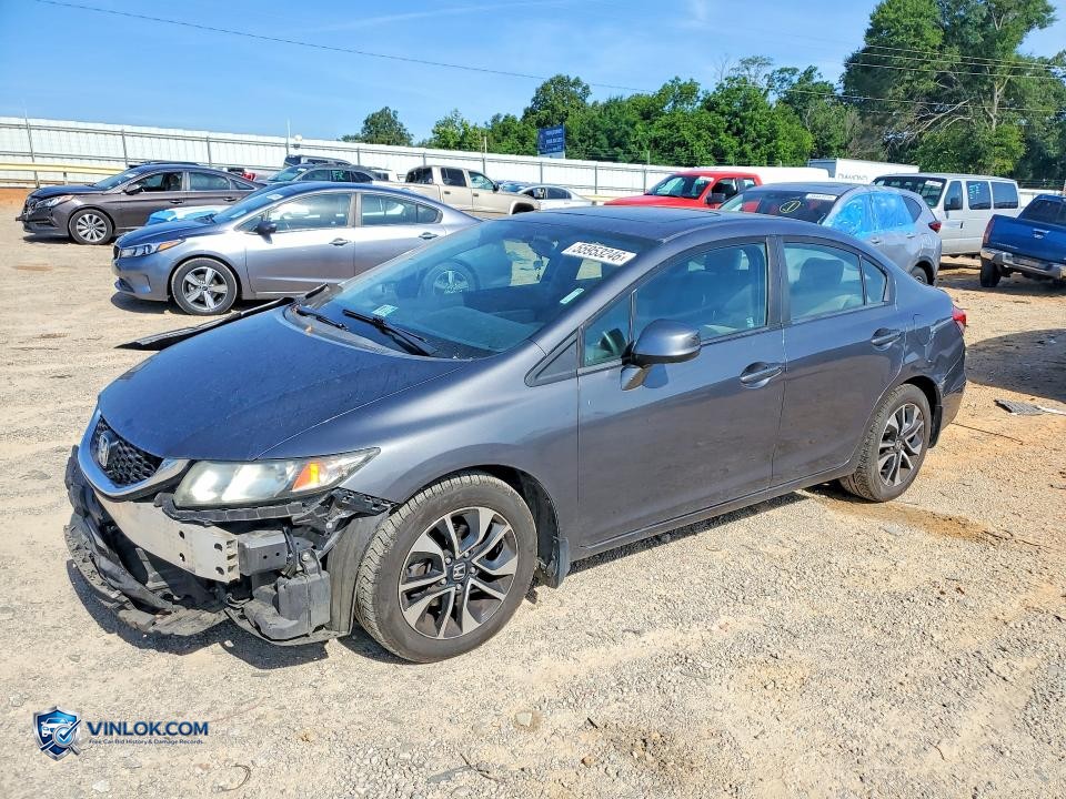 2013 HONDA CIVIC EX – Lot 55953246 auction photo
