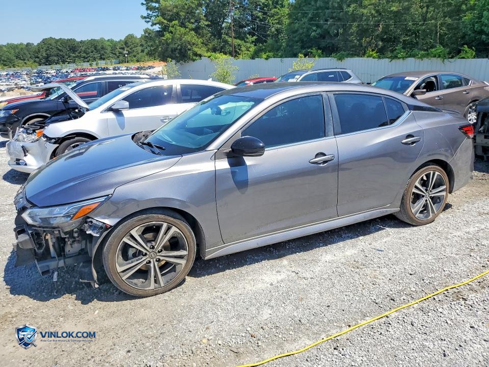 2020 NISSAN SENTRA SR – Lot 55958186 auction photo
