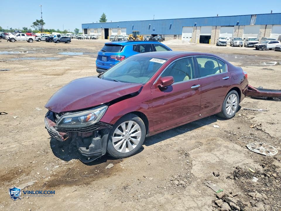 2013 HONDA ACCORD EXL – Lot 55958286 auction photo