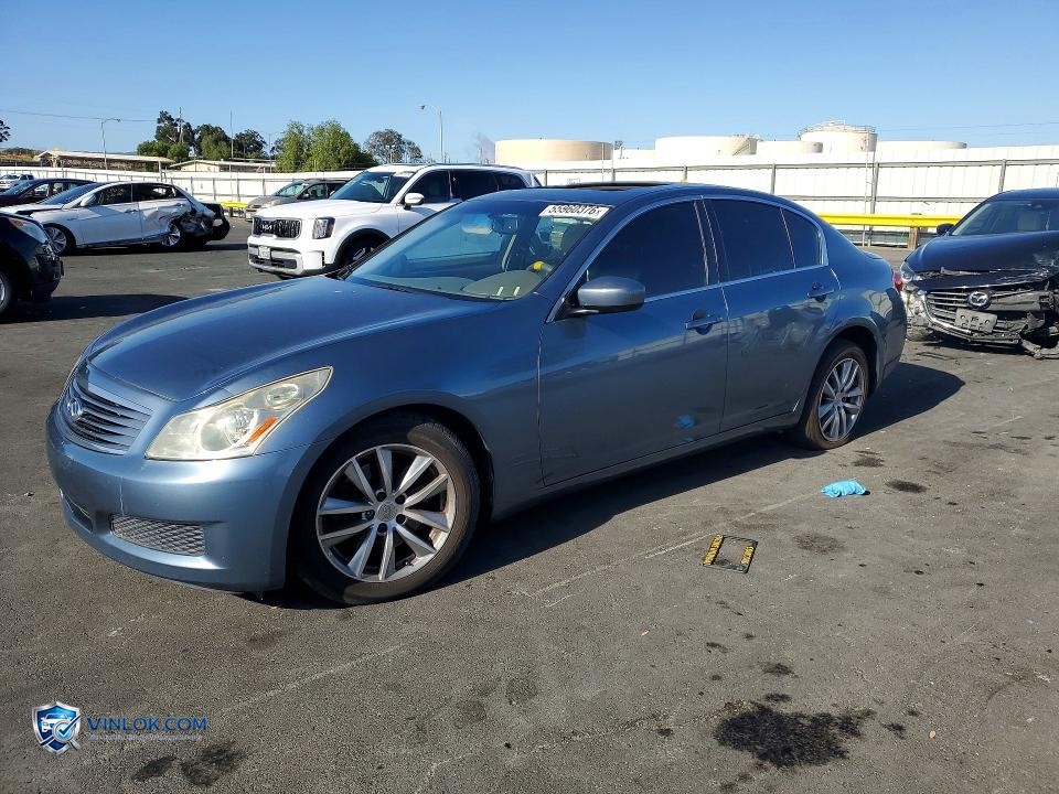 2009 INFINITI G37 SEDAN BASE – Lot 55960376 auction photo