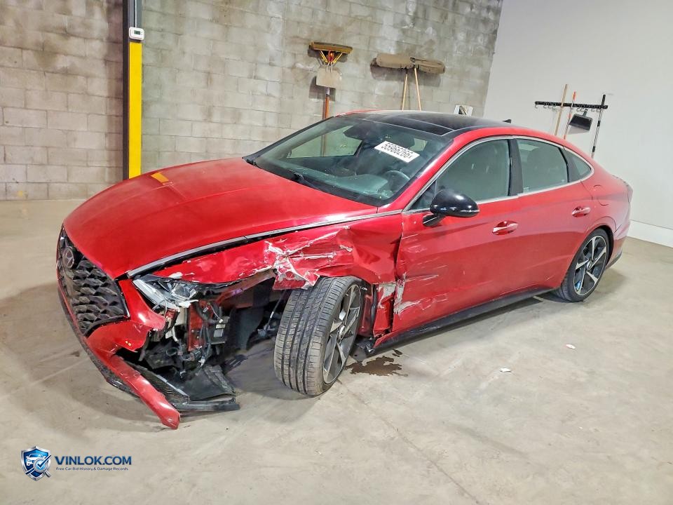 2022 HYUNDAI SONATA SEL PLUS – Lot 55966266 auction photo